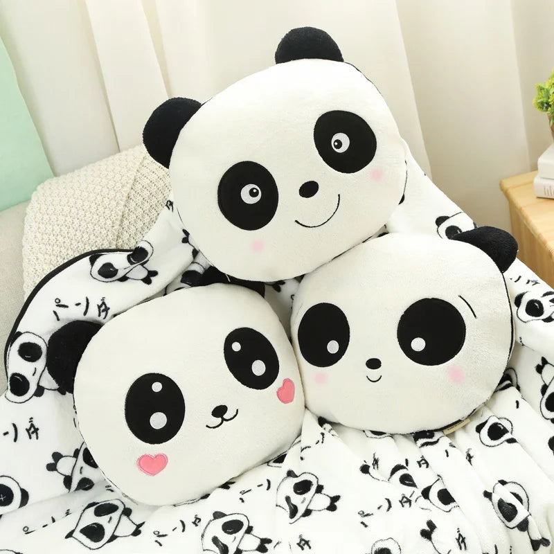 Slapende Panda Knuffel met Deken