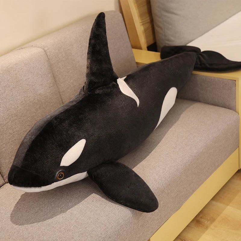 Realistische Orka Walvis Knuffel 50 en 70 cm