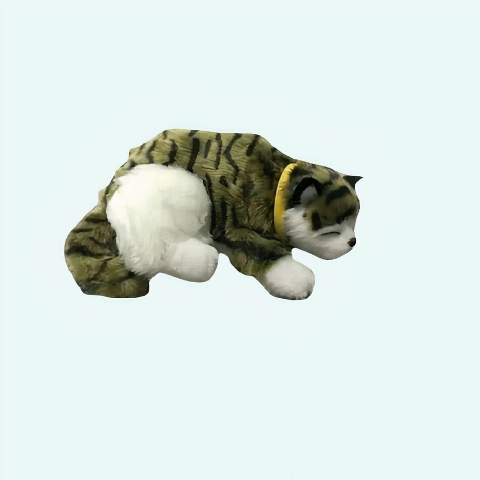 Knuffelkat Tigré Groen Endormi 30 cm Zachte Metgezel De Knuffel