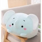 Olifant Knuffel Kussen Kawaii, 20 cm, Zachte Vulling De Knuffel