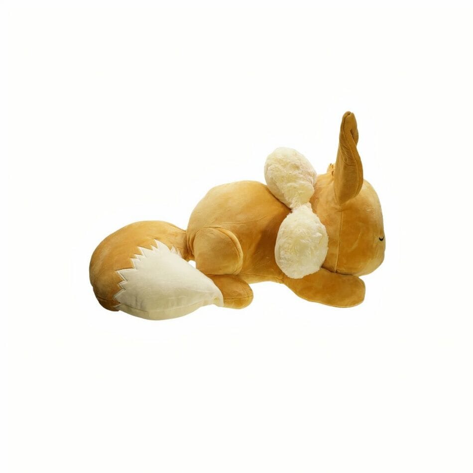 Knuffel Eevee Groot Slapend 50 cm Voor Kinderen De Knuffel