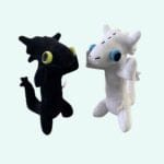 Krokmou en Furie Éclair Knuffel Duo Set Dragons De Knuffel