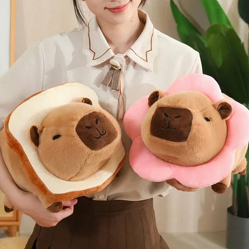 Knuffel Capibara Verkleede Kawaii Stijl 25 cm of 35 cm De Knuffel