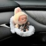 Autostoel Voor Knuffel Labubu Stijl Zachte Cocon Voor Reis De Knuffel