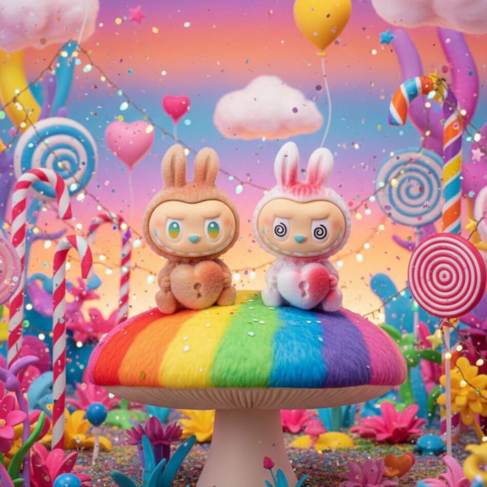 Figurines en vinyle style Labubu collection Energie