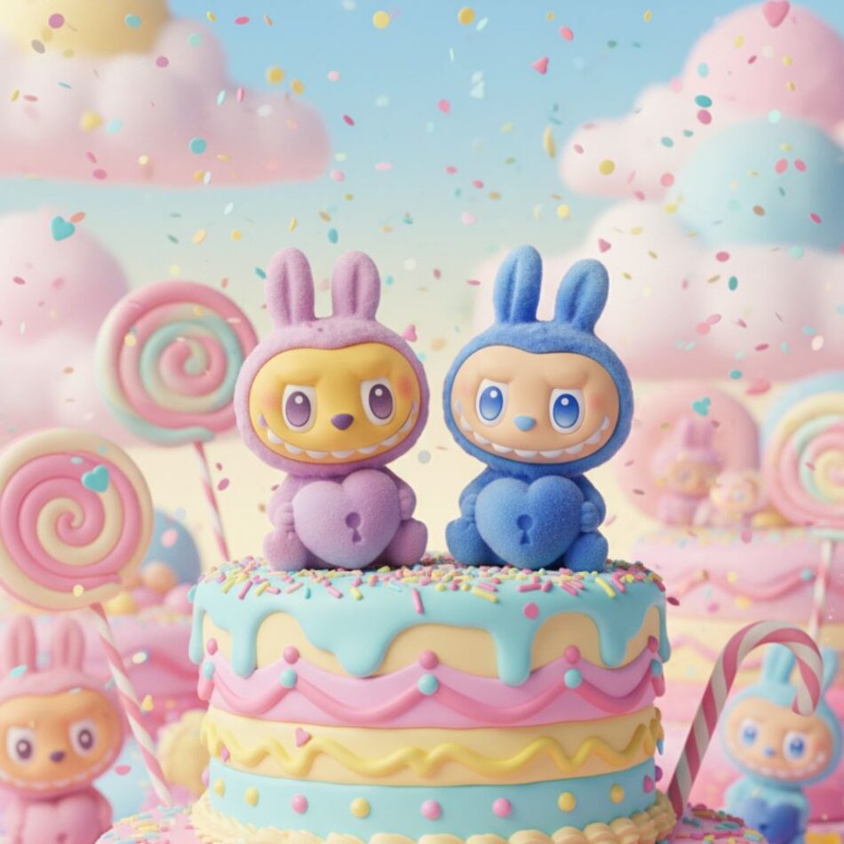 Figurines en vinyle style Labubu collection Energie