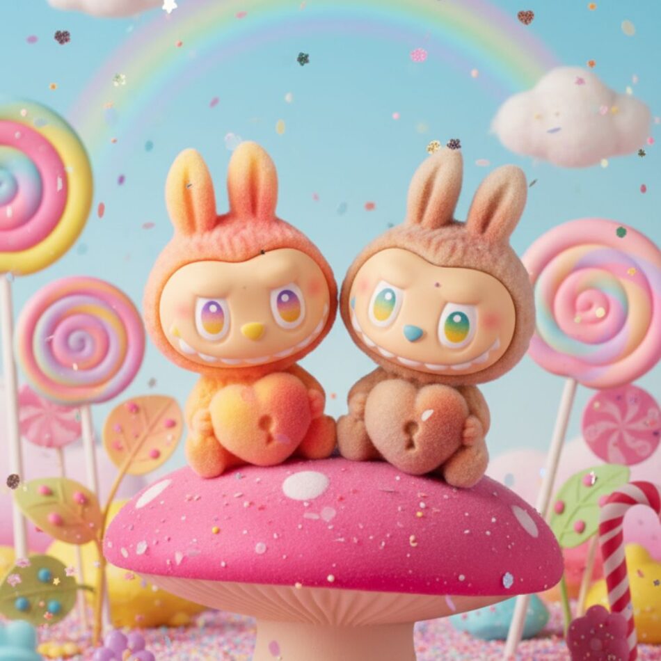 Figurines en vinyle style Labubu collection Energie