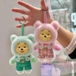 Winnie de Pooh Labubu-Stijl Knuffel in Pastelkleuren De Knuffel