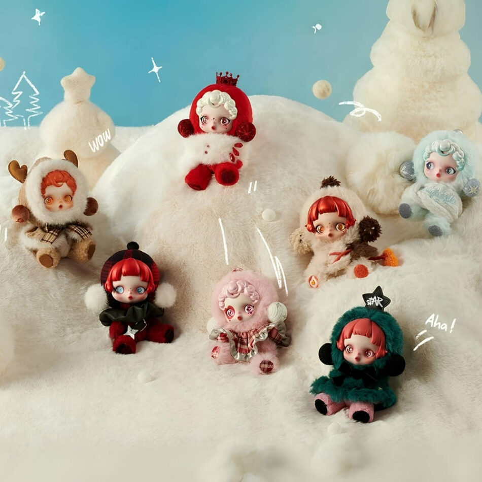 Blind box pluche Skullpanda Winter Symphony