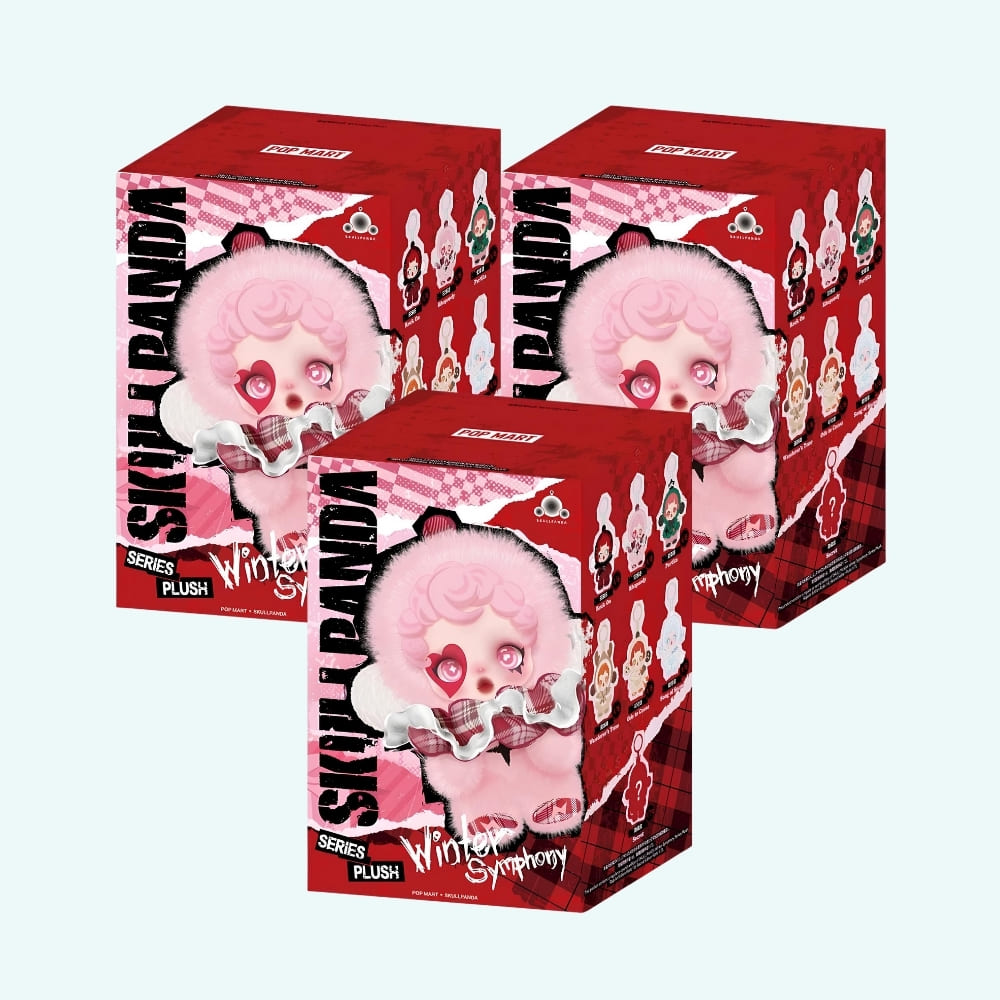 Blind box pluche Skullpanda Winter Symphony