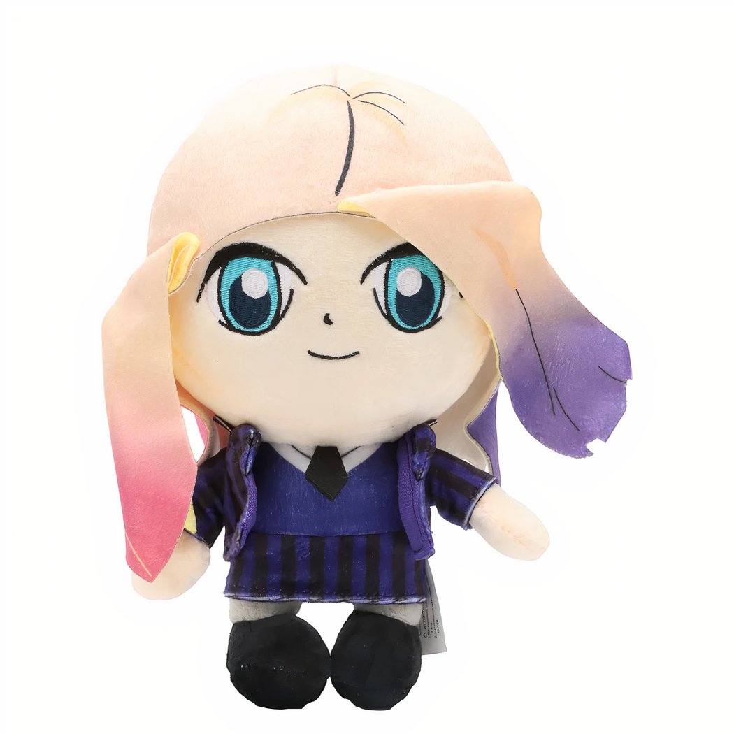 Duo de peluches originales série Mercredi