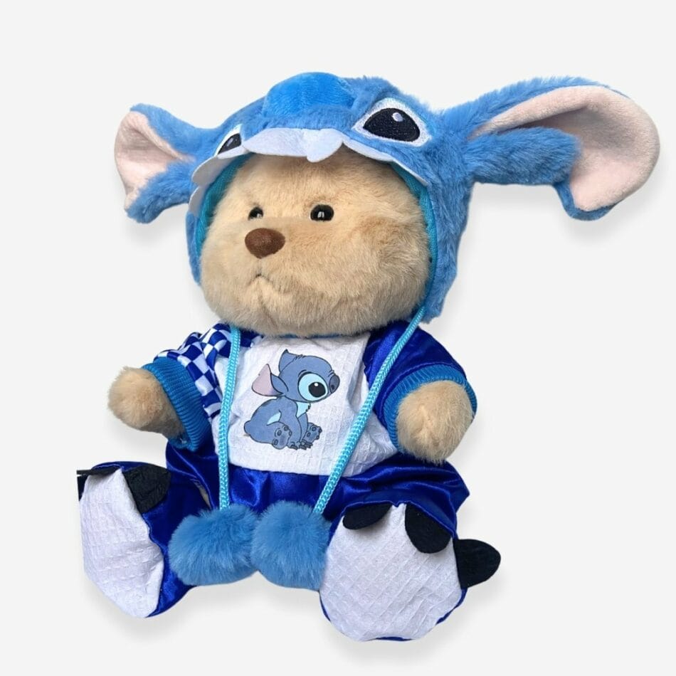 Nino L’Pluchen Beer Met Beweegbare Gewrichten In Stitch Kostuum De Knuffel
