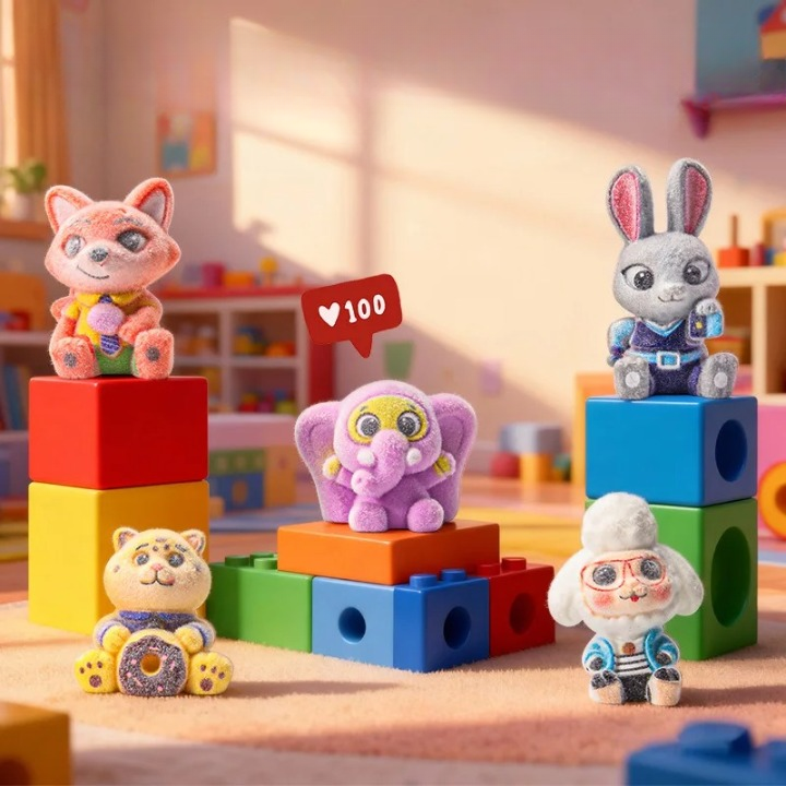 Zootopia blind box met verrassende mini-knuffels
