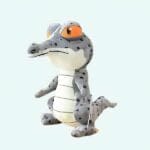 Grijze Krokodil Knuffel Circa 25 Cm Superschattig De Knuffel