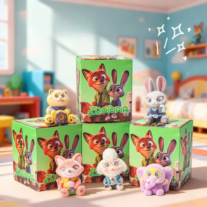 Zootopia blind box met verrassende mini-knuffels