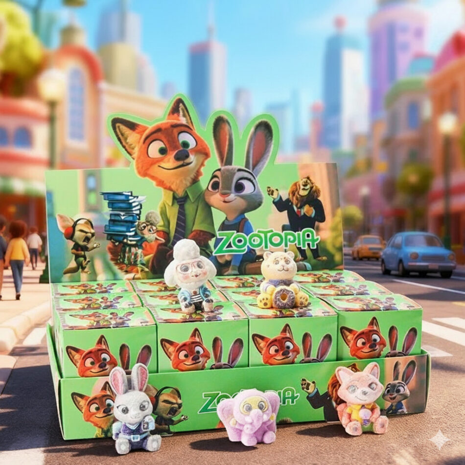 Zootopia blind box met verrassende mini-knuffels