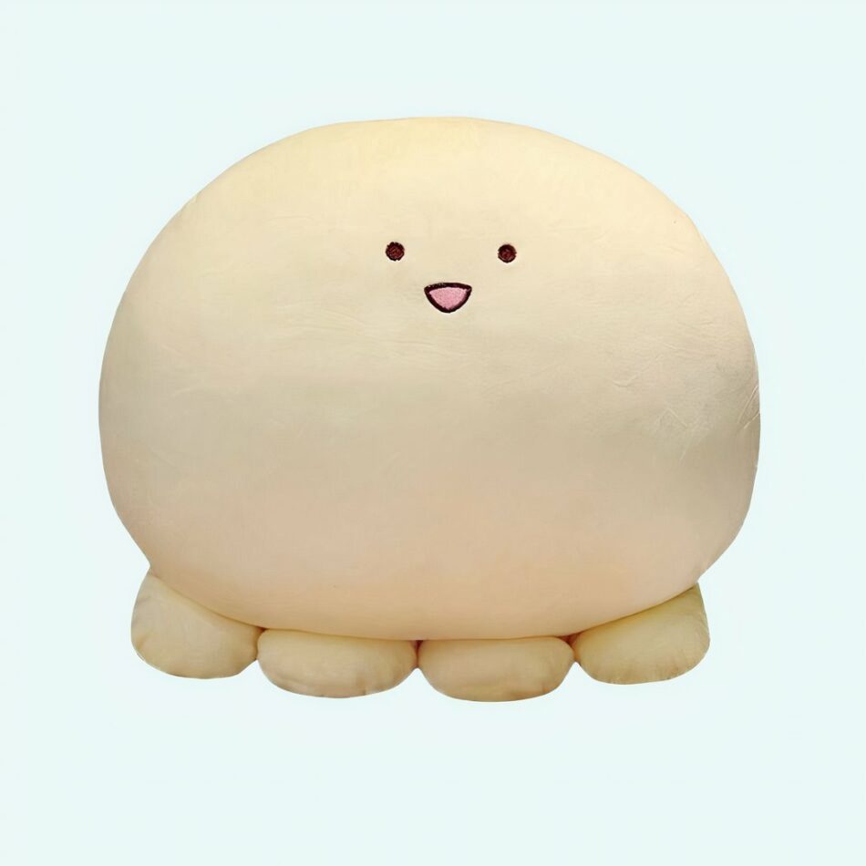 Coussin peluche poulpe