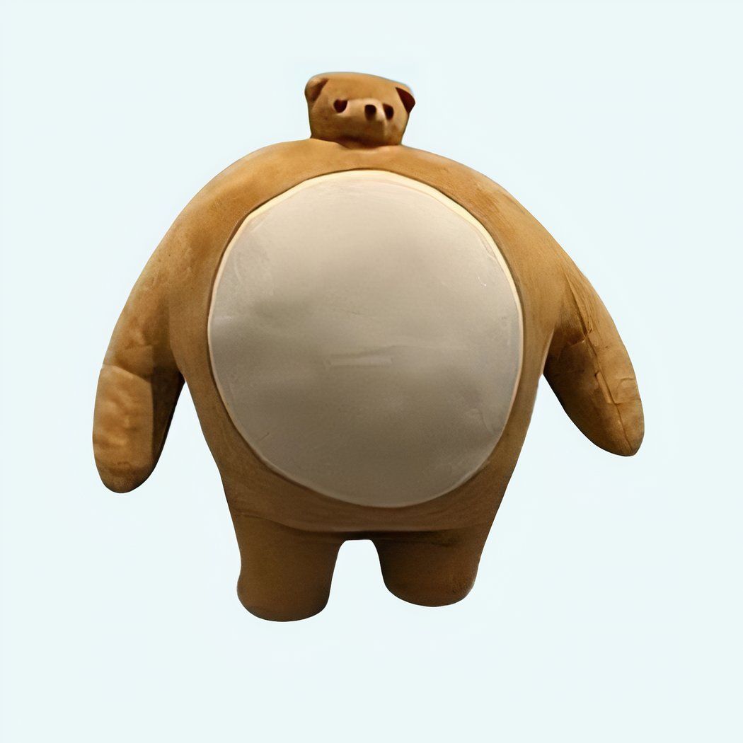 Coussin Ours en peluche