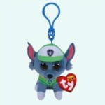 Groene Rocky Knuffel Sleutelclip Patrouille 10 cm De Knuffel