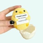 Handgemaakte Gehaakte Knuffel Kuikentje Zacht En Troost De Knuffel