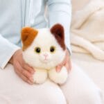 Driekleurige Verzwaarde Knuffelkat Zachte Kalmering De Knuffel