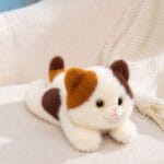 Driekleurige Verzwaarde Knuffelkat Zachte Kalmering De Knuffel