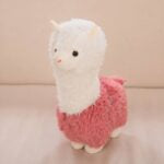 Peluche Lama alpaga blanc