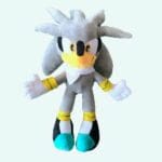 Silver Knuffel Egel Sonic Grijs Met Zachte Vacht Hoed Met Piekjes De Knuffel