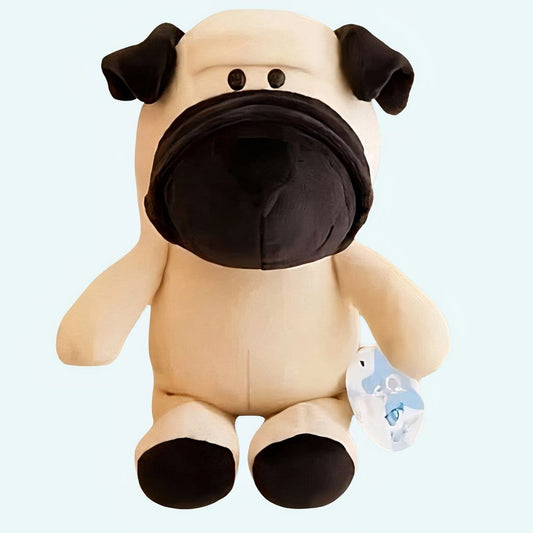 Bulldog Knuffel Zacht en Pluizig Troostknuffel voor Kinderen De Knuffel