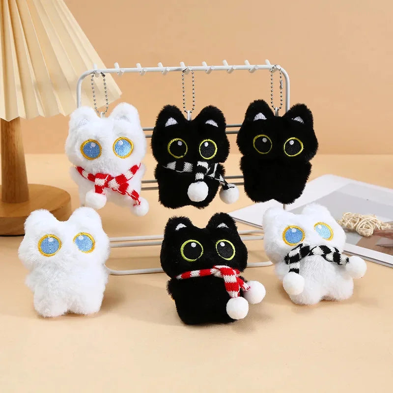 Zwarte Kat Sleutelhanger