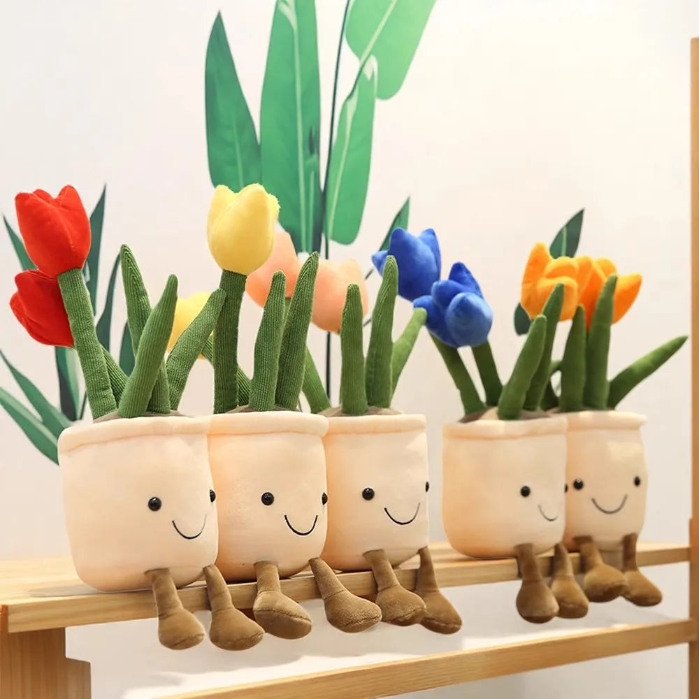 Vetplant Knuffel in Potje