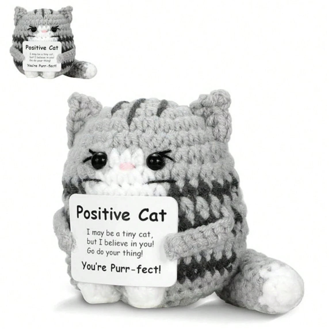 Gehaakte Mini Kat Knuffel