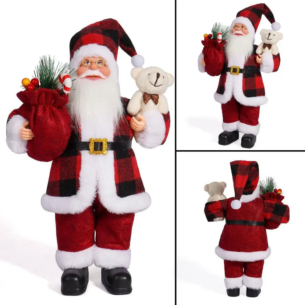 Kerstman Knuffel 30 cm