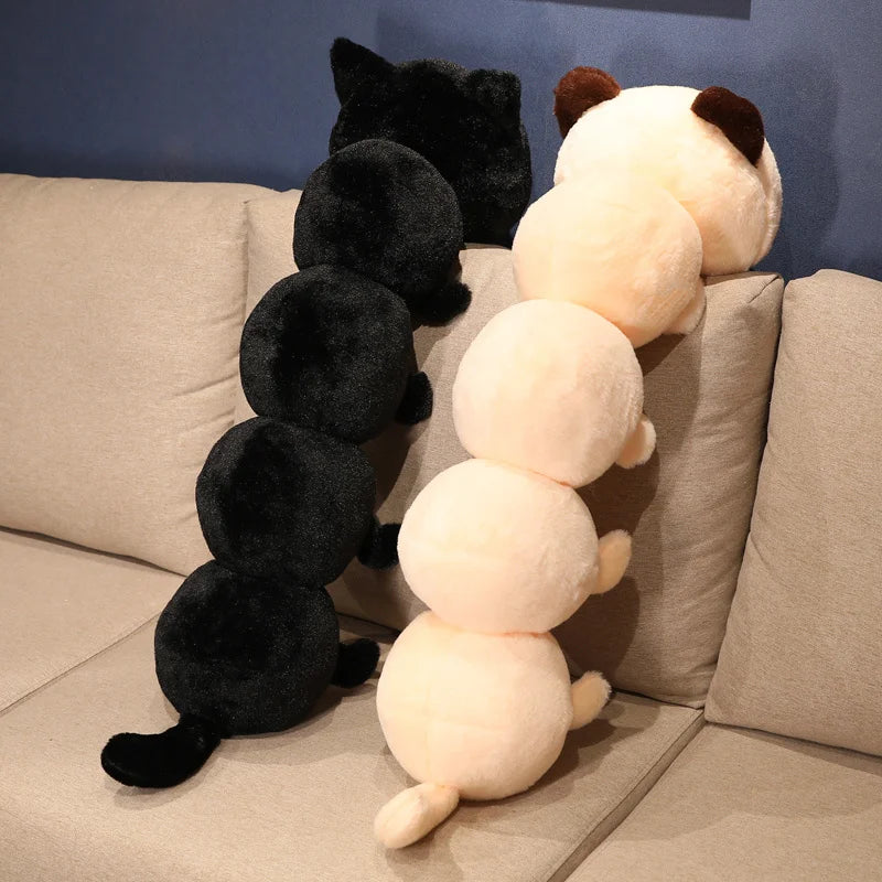 Zwarte Kat Knuffelkussen XXL 50, 80 en 130 cm