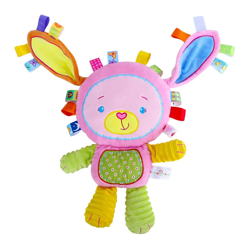 Olifant Babyknuffel met Labeltjes | Rammelaar en Belletje