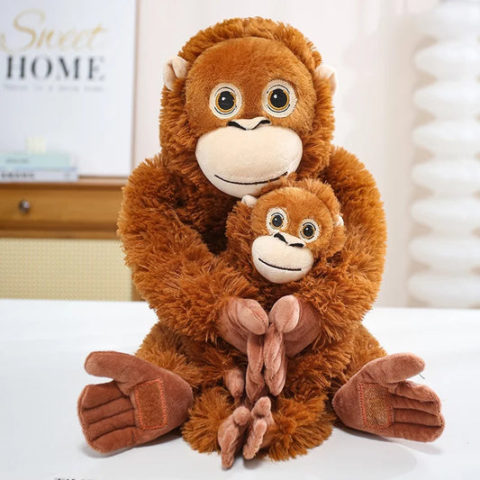 Realistische Orang-oetan Knuffel XXL 90 cm