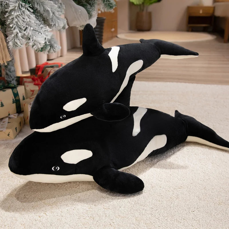 Orka Walvis Knuffelkussen 50 en 70 cm