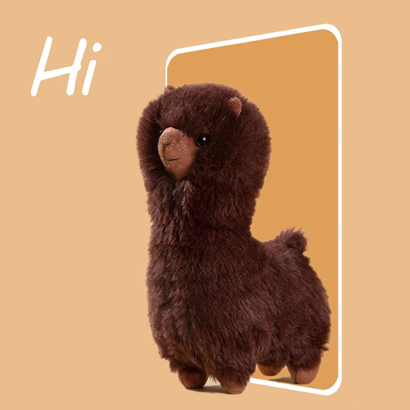 Pluizige Alpaca Knuffel 26 cm