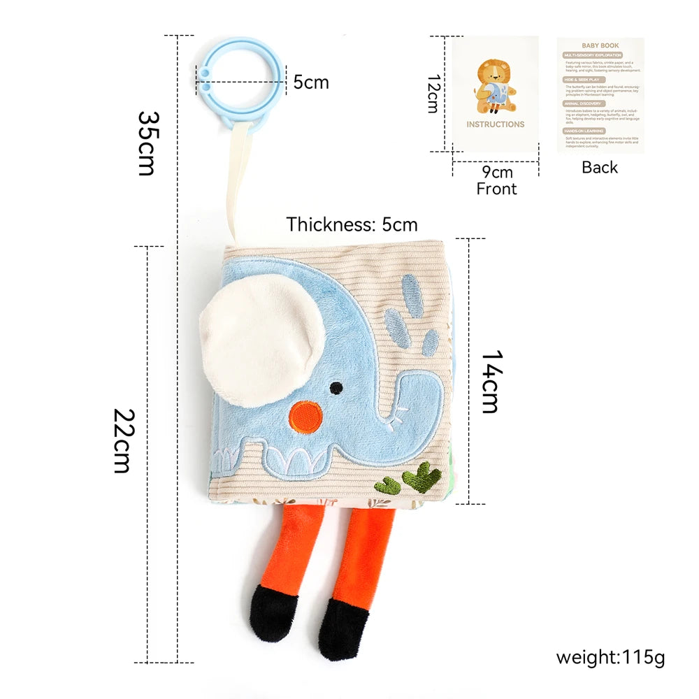 Knuffeldoekje en Babyboekje | Beer, Konijn, Olifant met Rammelaar