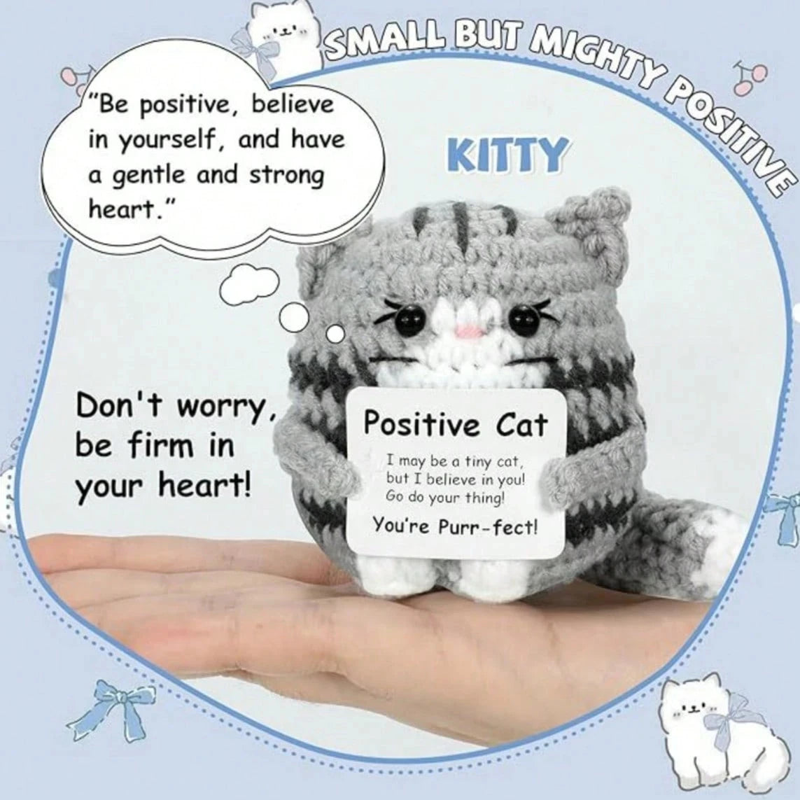 Gehaakte Mini Kat Knuffel