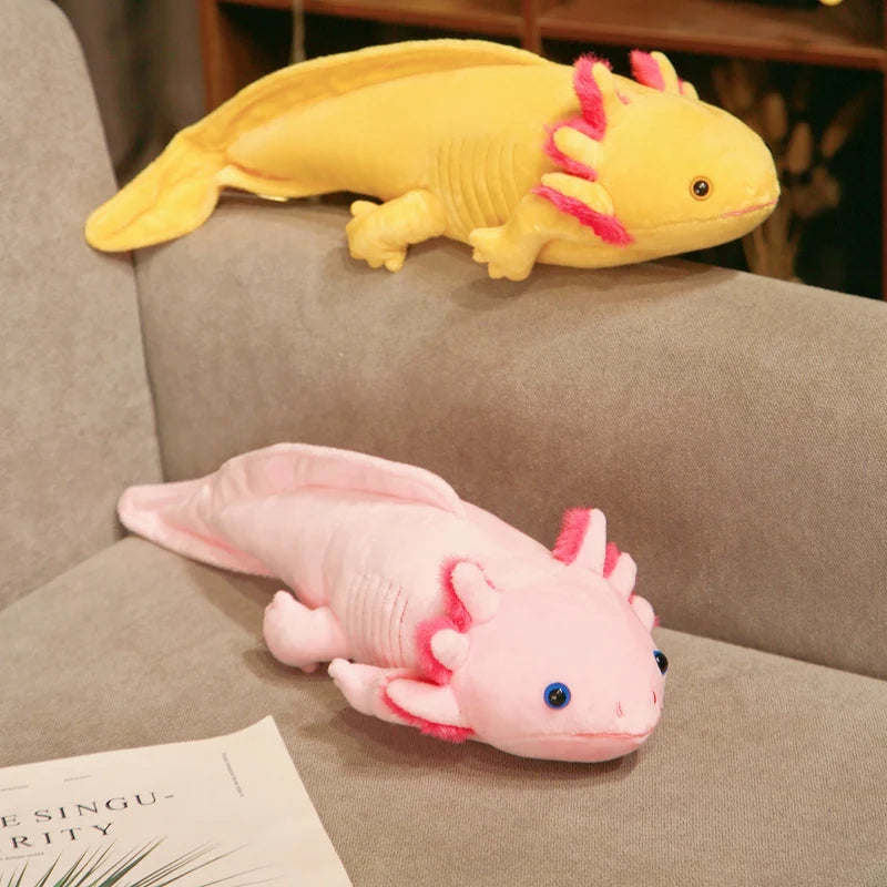 Axolotl Knuffelkussen 45 cm