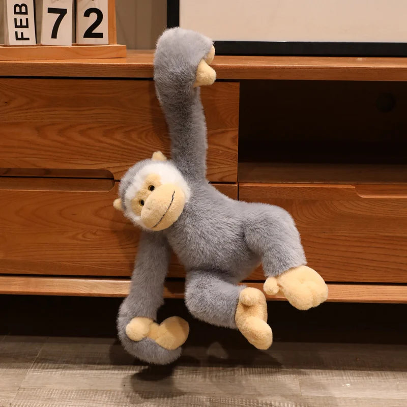 Gibbon Aap Knuffel met Hangarmen 25 tot 40 cm