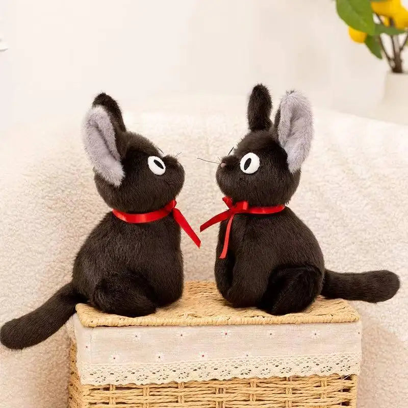 Zwarte Kat Knuffel 25 cm