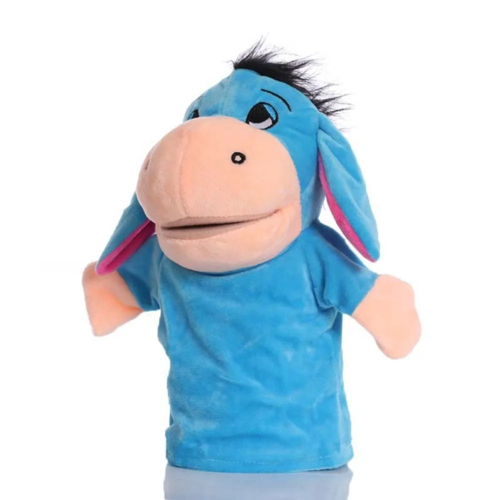 Dieren Handpop | Varken, Eend, Konijn, Hond, Ezel of Neushoorn