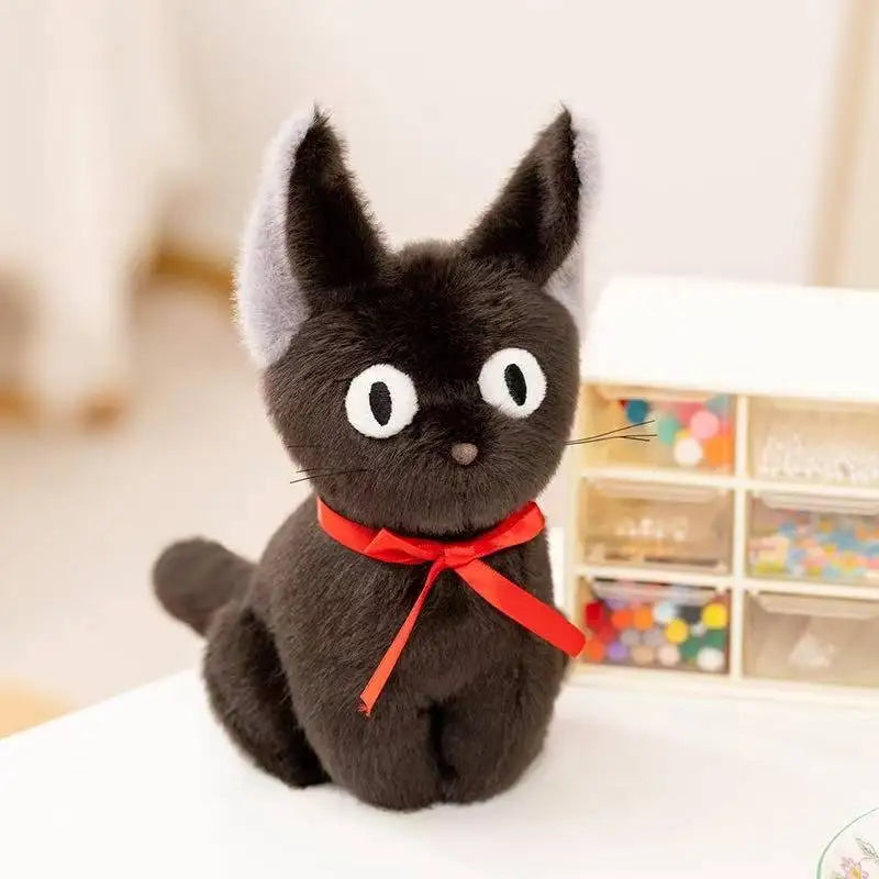 Zwarte Kat Knuffel 25 cm