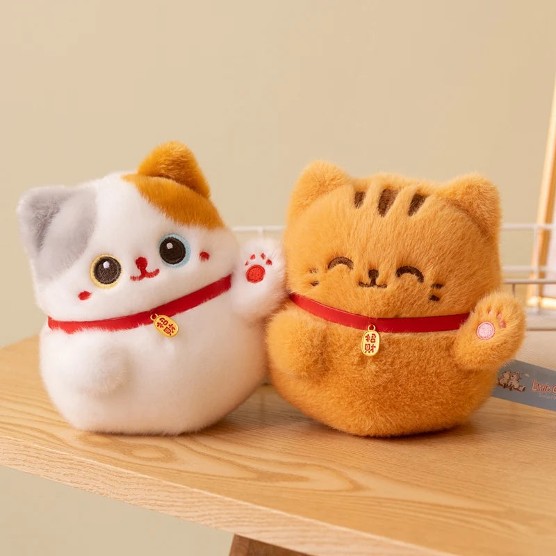 Gelukskat Knuffel 15 cm