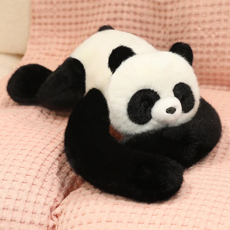 Liggend Knuffelkussen 50 of 60 cm | Nijlpaard, Panda of Luiaard