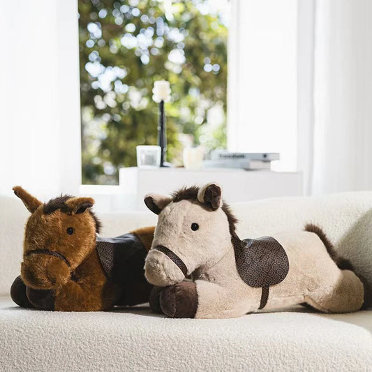 Liggend Paard Knuffel 30, 45 en 60 cm