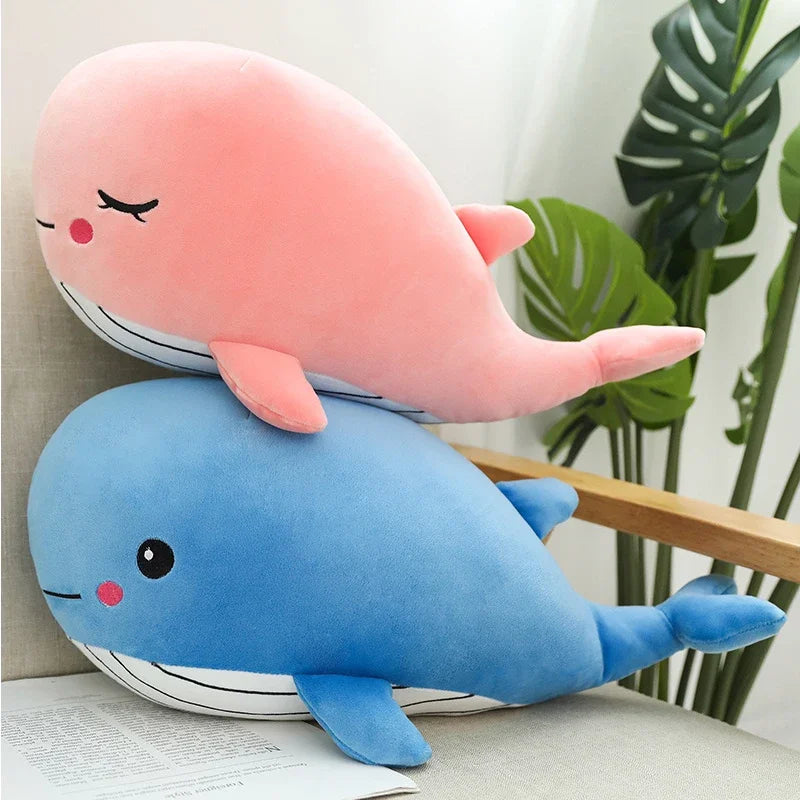 Walvis Knuffelkussen 35 en 50 cm