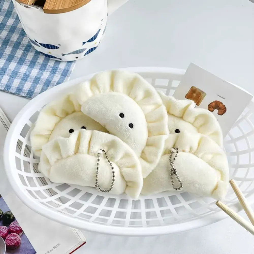 Dumpling Knuffel Sleutelhanger | Grappige Pluche Tashanger De Knuffel 5 stuks